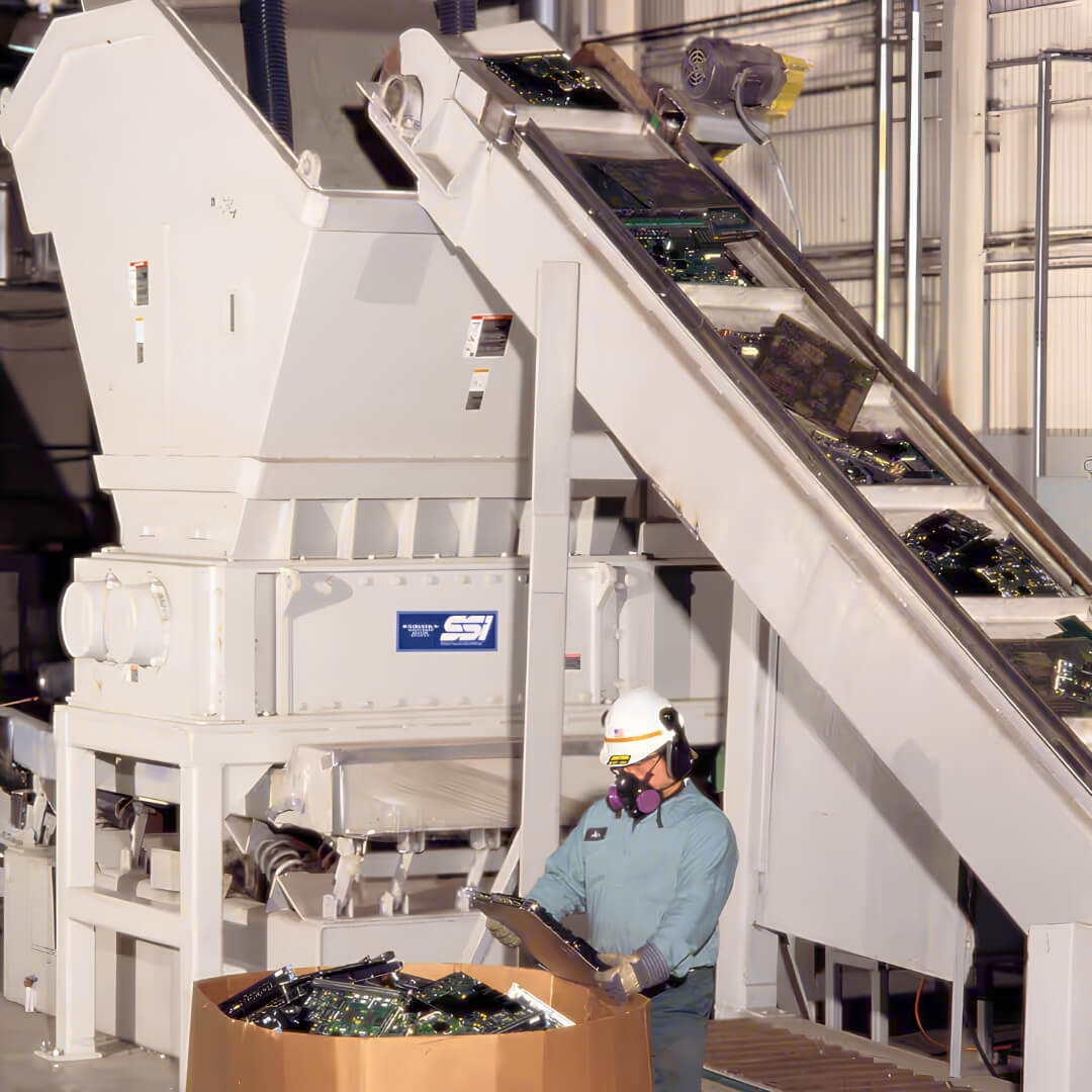 ระบบแปรรูป E-Scrap และ E-Waste สำหรับอุตสาหกรรม